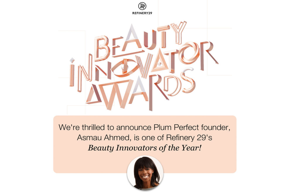 Refinery 29 Beauty Innovator Award